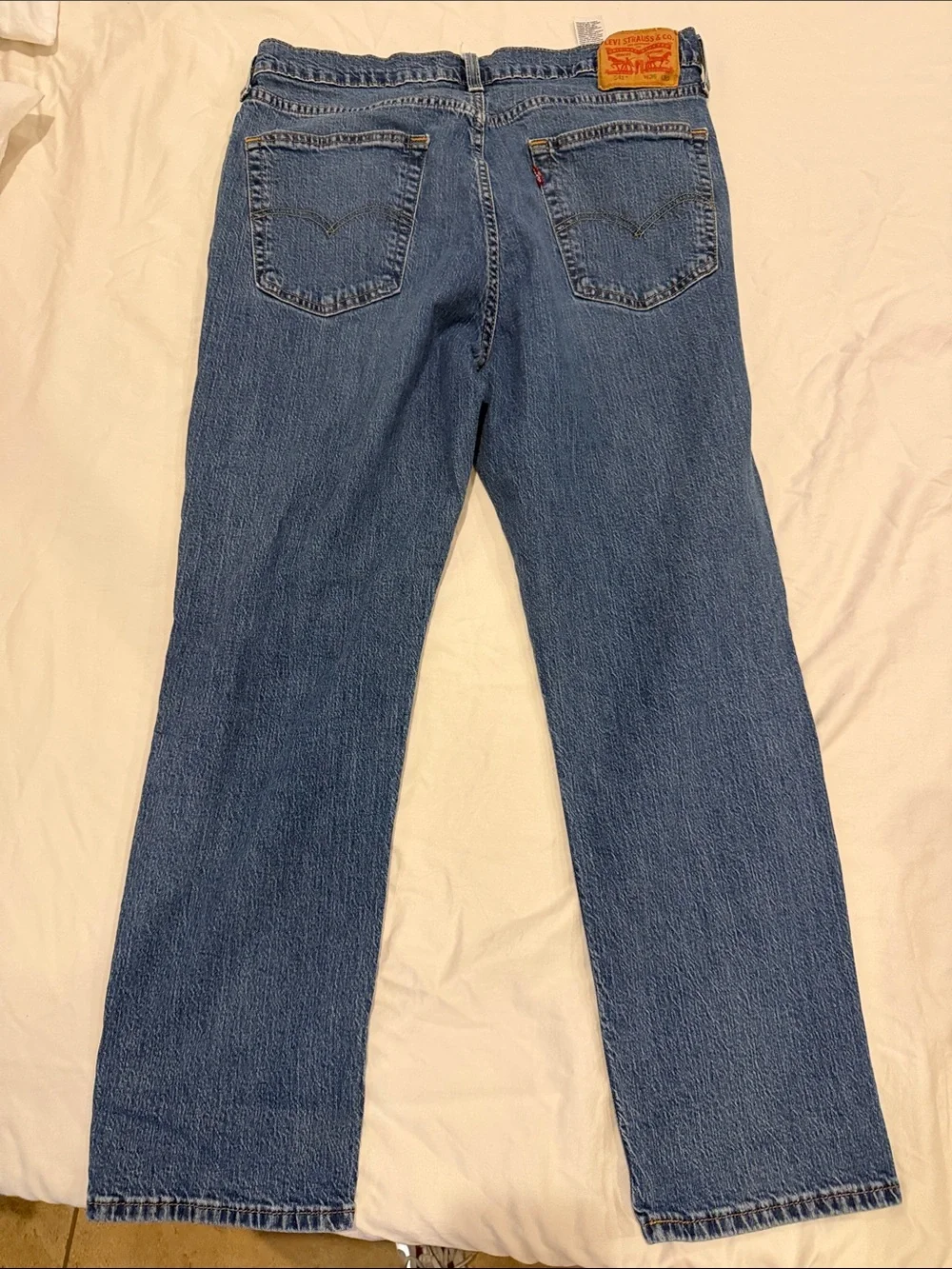 Levi's Men's Straight Leg Blue Denim Jeans